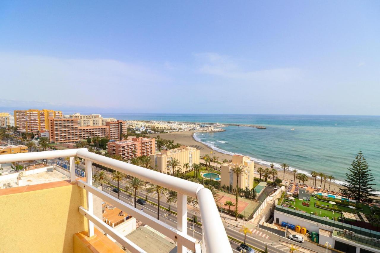 Penthouse With Panoramic Views - Puerto Marina Apartman Benalmádena Kültér fotó